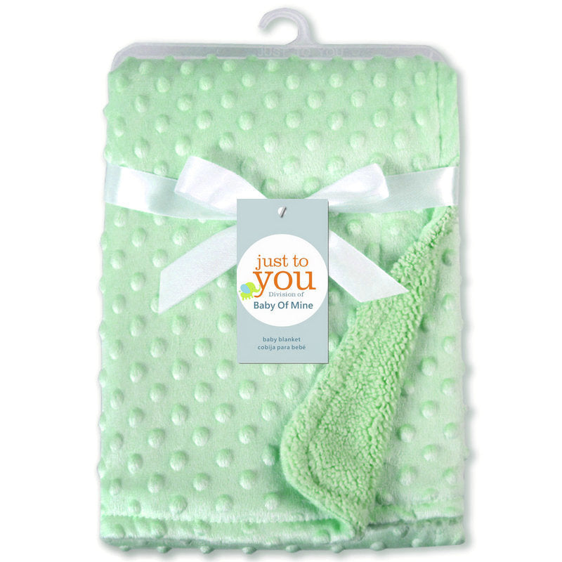Pressed Foam Velvet Double-layer Blankets, Baby Blankets, Children's Blankets, Baby Blankets, Peas Fleece Blankets, Car Blankets, Blankets