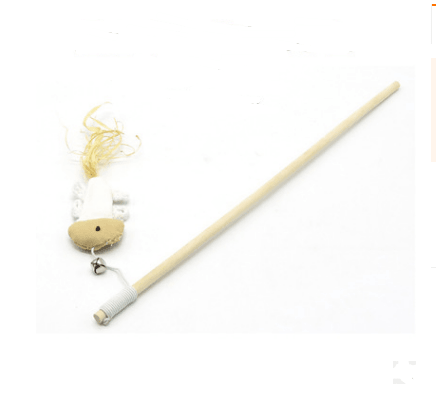 Whisker Whirligig: Handcrafted Solid Wood Cat Toy-23