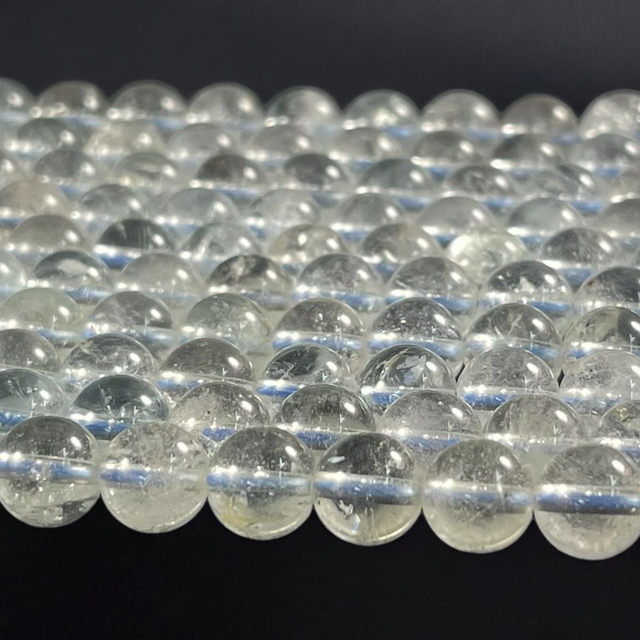 Clear Topaz Round 6mm 8mm-0