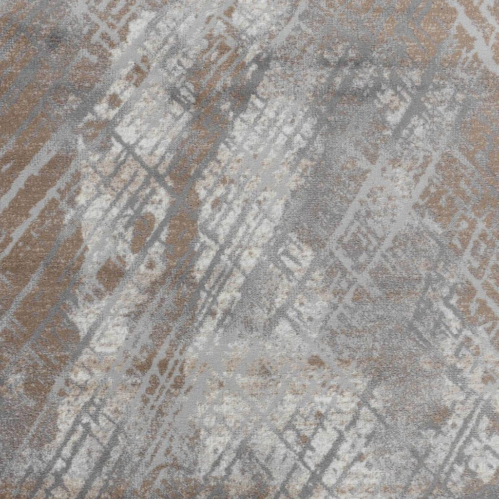 7' X 10' Brown Abstract Area Rug-5
