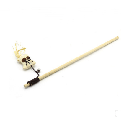Whisker Whirligig: Handcrafted Solid Wood Cat Toy-17