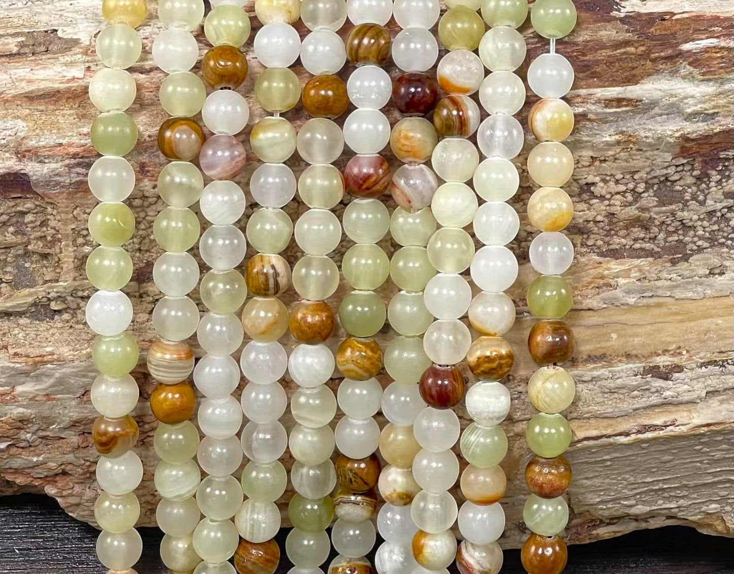 Afghanistan Onyx aka Calcite Round 6mm 8mm-3