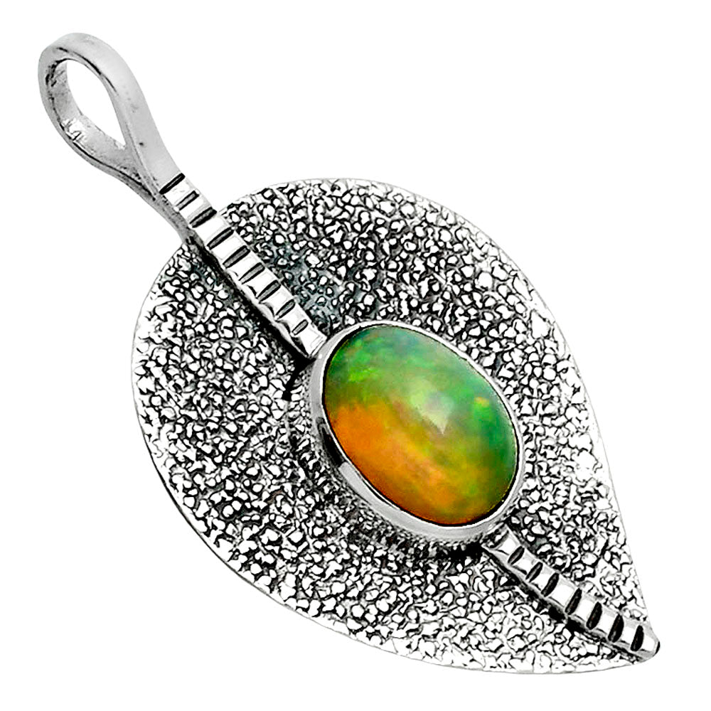 Natural Ethiopian Opal Pendant P-1218 SDP157428-1