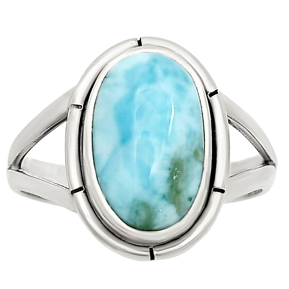 Larimar (Dominican Republic) Ring size-7 R-1012 SDR251392-0