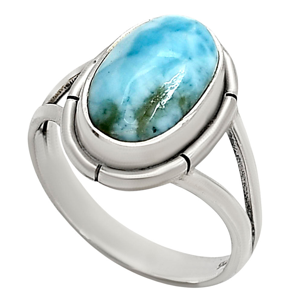 Larimar (Dominican Republic) Ring size-7 R-1012 SDR251392-2