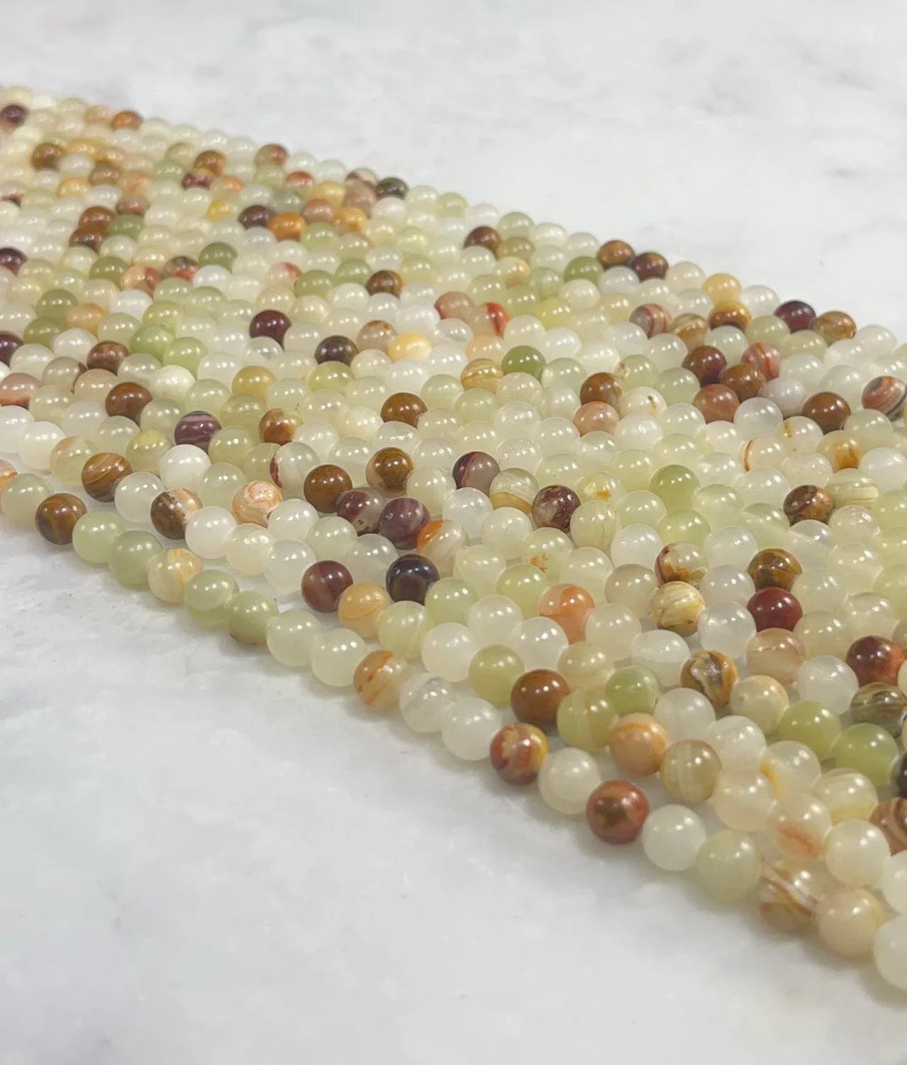 Afghanistan Onyx aka Calcite Round 6mm 8mm-1