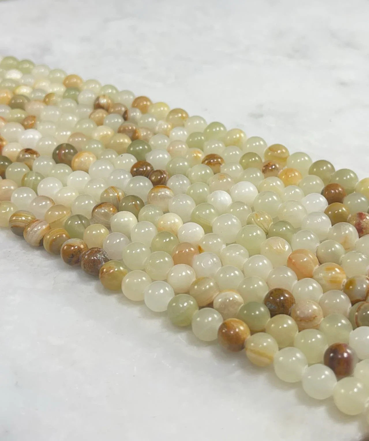 Afghanistan Onyx aka Calcite Round 6mm 8mm-2