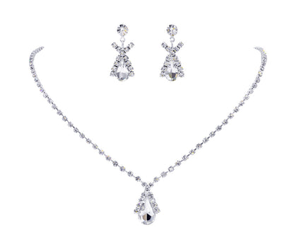 #14412 - Lover's Cross Neck and Ear Set-0