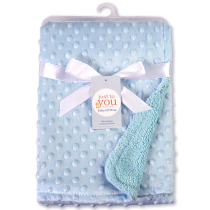 Pressed Foam Velvet Double-layer Blankets, Baby Blankets, Children&#039;s Blankets, Baby Blankets, Peas Fleece Blankets, Car Blankets, Blankets