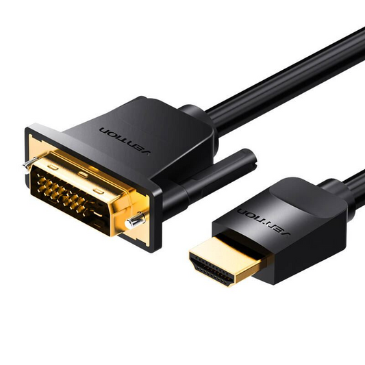 Vention ABFBG adaptér na video kábel 1,5 m Typ HDMI (štandard) DVI-D Čierna (ABFBG)-0