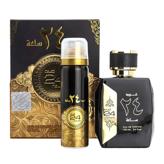 ARD AL ZAAFARAN OUD 24 HOURS EDP 3.4 WITH DEO 1.7 U-0