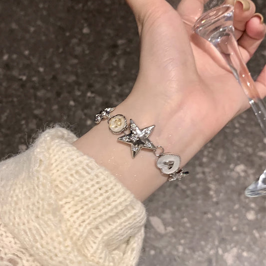 Luxury Niche Retro Punk Exquisite High-grade Heavy Industry Women's Bracelet