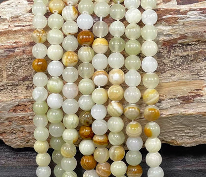 Afghanistan Onyx aka Calcite Round 6mm 8mm-4