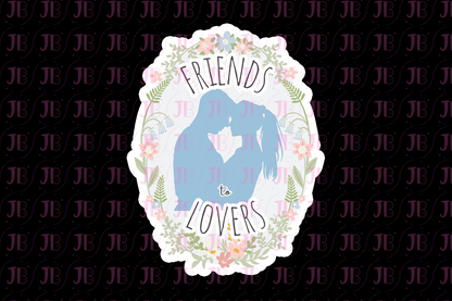 Friends to Lovers Trope Weatherproof Vinyl Sticker-1