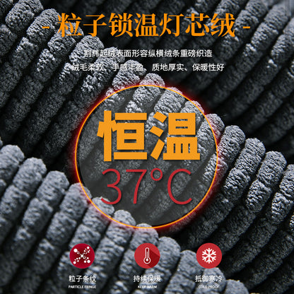 Corduroy Pants Men&#039;s Loose Straight Large Size Oversize Autumn And Winter Ins Tide Brand Thickened Casual Trousers