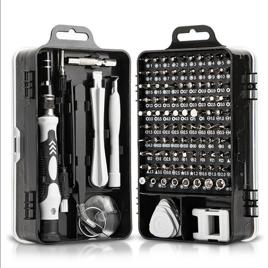 115-in-one Screwdriver Mobile Phone Computer Clock Repair Tool Combination Multi-function Disassemble Screwdriver Set