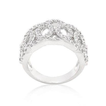 Cubic Zirconia Circular Ring-1