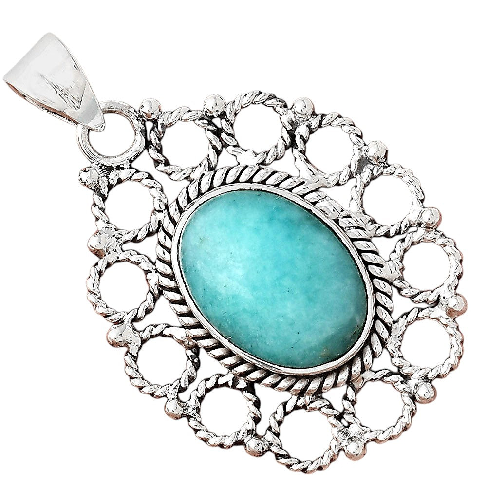 Natural Paraiba Amazonite Pendant P-1009 SDP155456-1