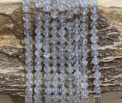 Clear Topaz Round 6mm 8mm-2