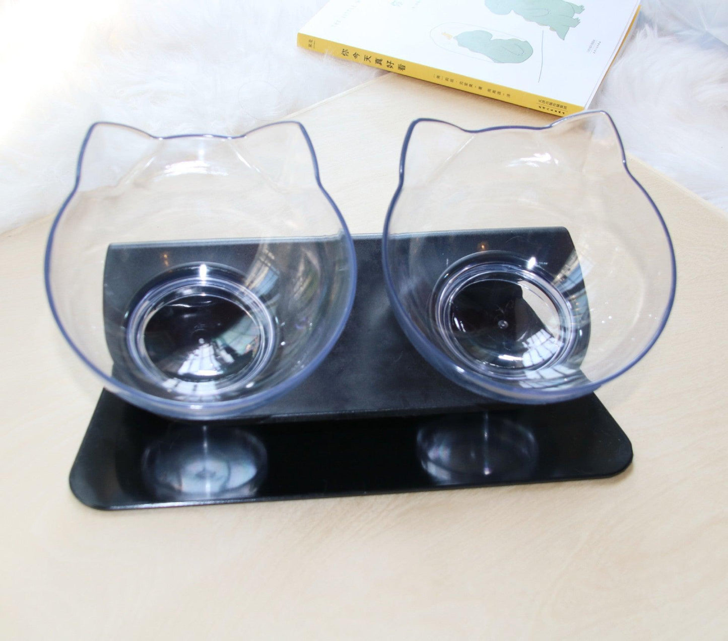Cat Double Bowl - The Perfect Companion For Your Feline Friend-9