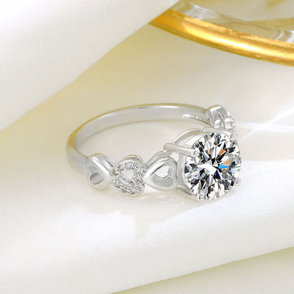 Imitation Moissanite Closed Ring