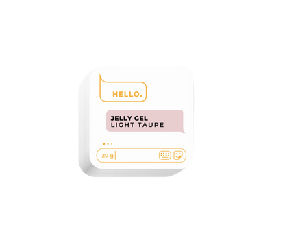 JELLY GEL, LIGHT TAUPE, 20g -HELLO-0