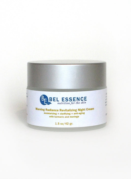 Morning Radiance Revitalizing Night Cream – Face Moisturizer: Exfoliate, Hydrate, Night Repair, Reduce Fine Lines, Clarify Skin Tone 1.5 oz-0
