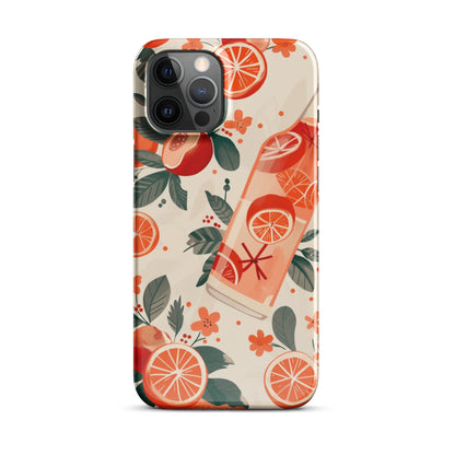 Peach Phone case for iPhone-12
