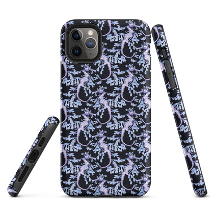 Purple Sea Dragons at Night Tough Case for iPhone®-4