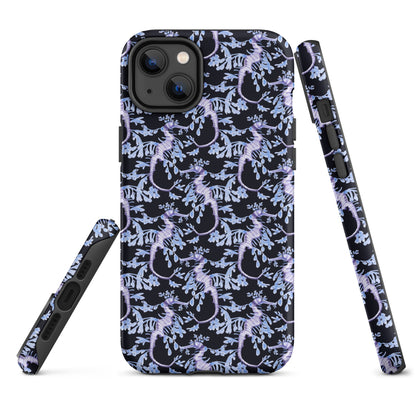 Purple Sea Dragons at Night Tough Case for iPhone®-14