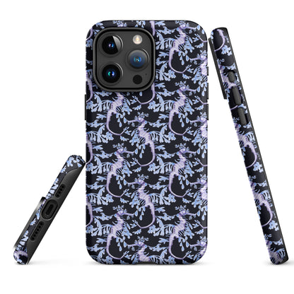 Purple Sea Dragons at Night Tough Case for iPhone®-1