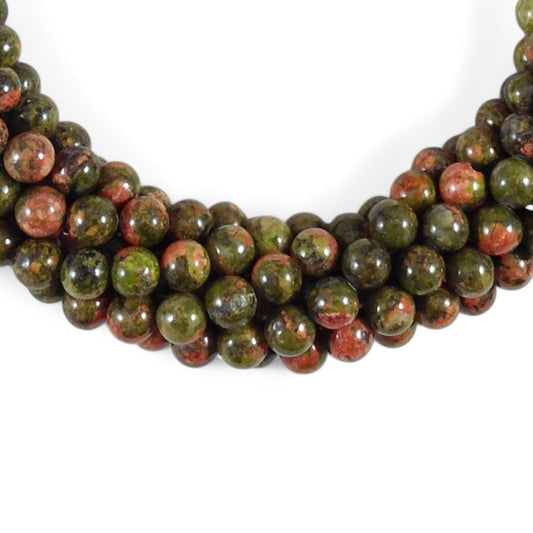 Unakite Round 6mm 8mm-0